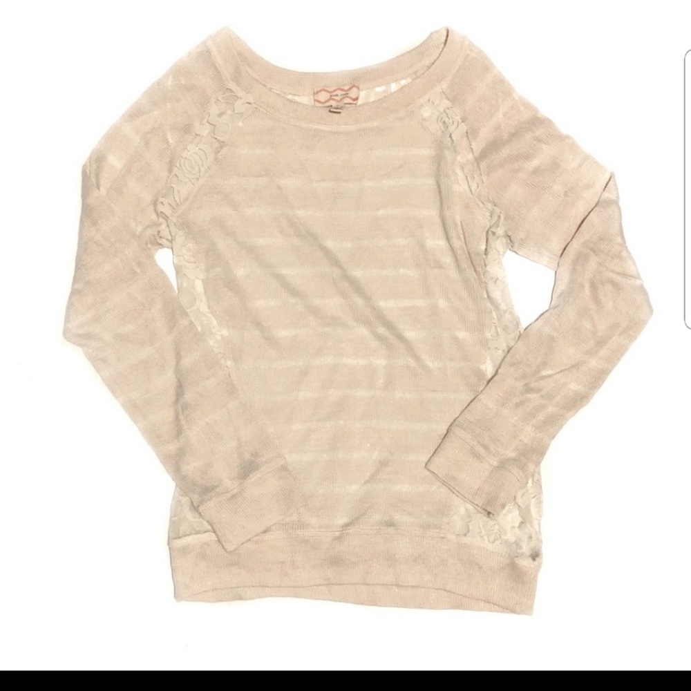 Beautiful Pink Rose Lightweight Sweater